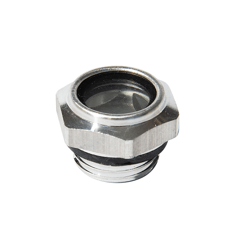 Aluminium oliepeil zichtglas