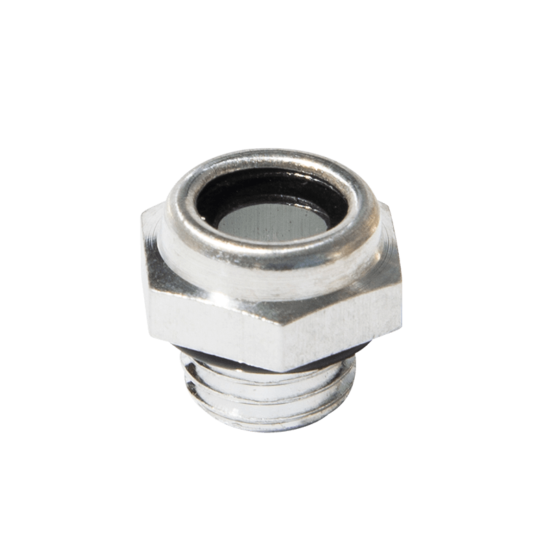 Aluminium oliepeil zichtglas