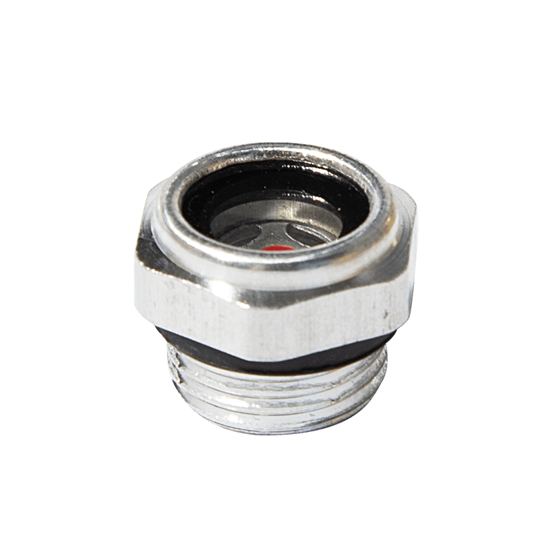 Aluminium oliepeil zichtglas