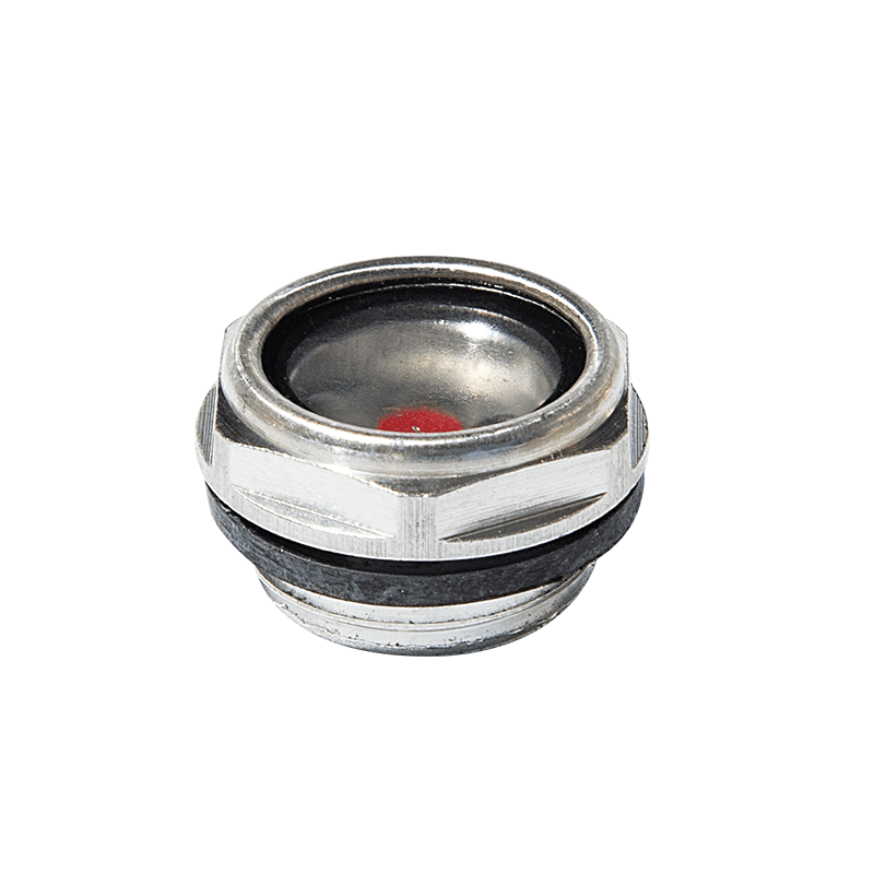 Aluminium oliepeil zichtglas