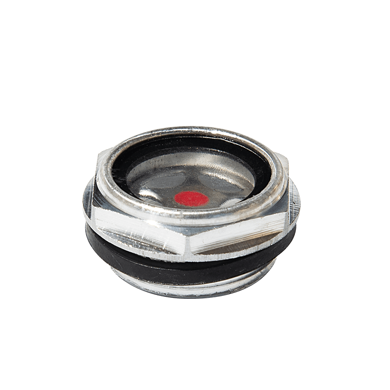 Aluminium oliepeil zichtglas