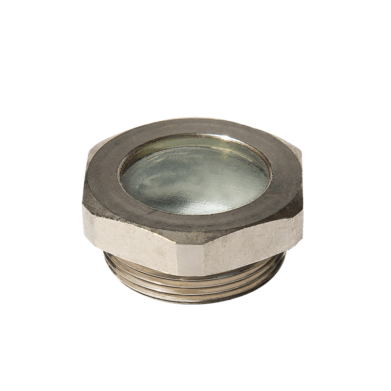 IJzeren oliepeil zichtglas